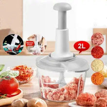 Hand Pat Food Processor / Hand Push Chopper Machine Food Processor Vegetable Chopper